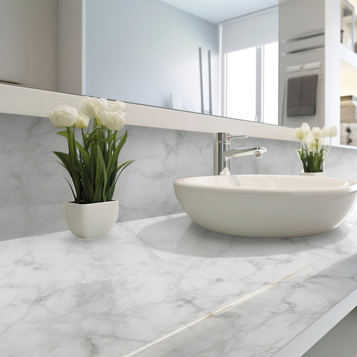 Sharp: Frameless Rectangular Wall Mirror | Eyea Am Design
