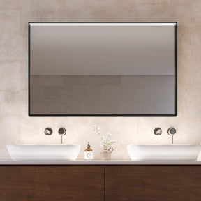 Specchio da parete bombato 24x36 – Specchio da bagno, specchio cosmetico con cornice in metallo per camera da letto, ingresso e soggiorno, nero, 91 cm, 61 cm Specchio da parete bombato 24x36 – Specchio da bagno, specchio cosmetico con cornice in metallo per camera da letto, ingresso e soggiorno, nero, 91 cm, 61 cm